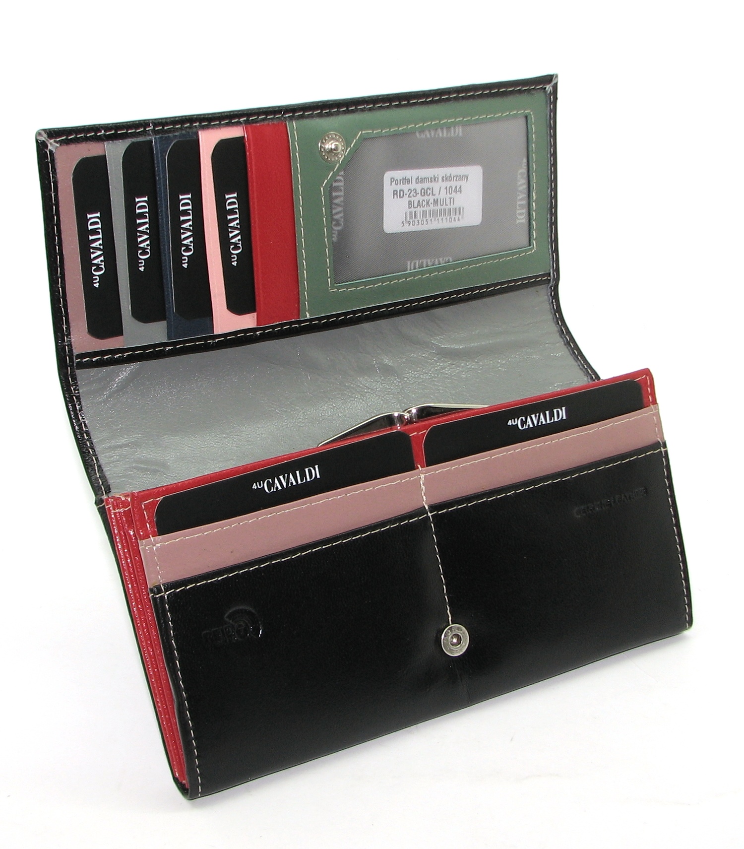 Гаманець жіночий Cavaldi RD-23-GCL BLACK Гаманець жіночий Cavaldi RD-23-GCL BLACK
